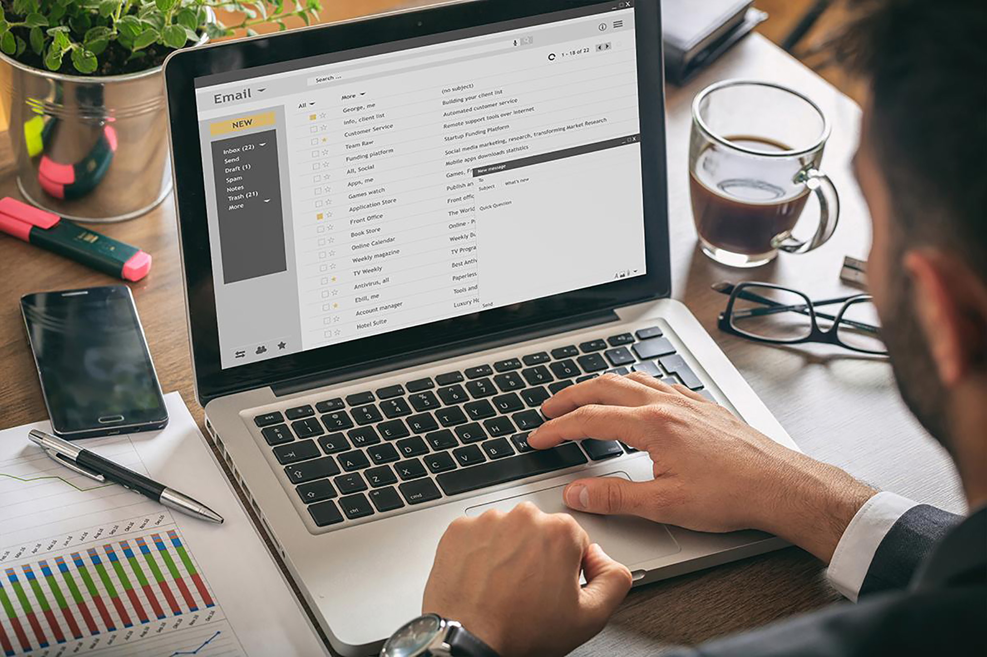 7 Powerful Email Drip Campaign Examples and this man is checking those emails