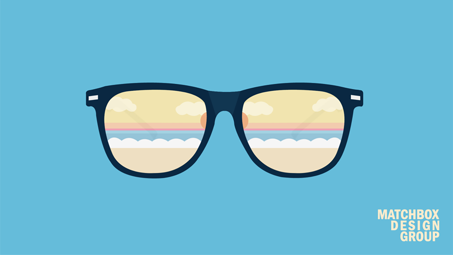 July Beach Shades Wallpaper