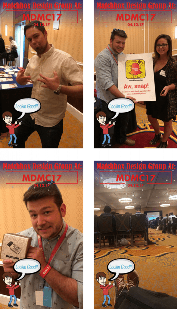 Matchbox Design Group's Snapchat filter we used at MDMC17 in St. Louis