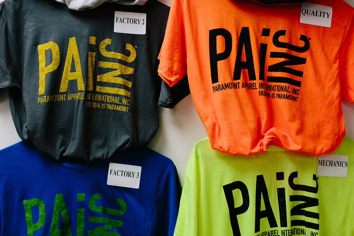 Paramount Apparel International | Printed T-Shirts | Matchbox Design Group | St. Louis, MO Paramount Apparel International printed t-shirts