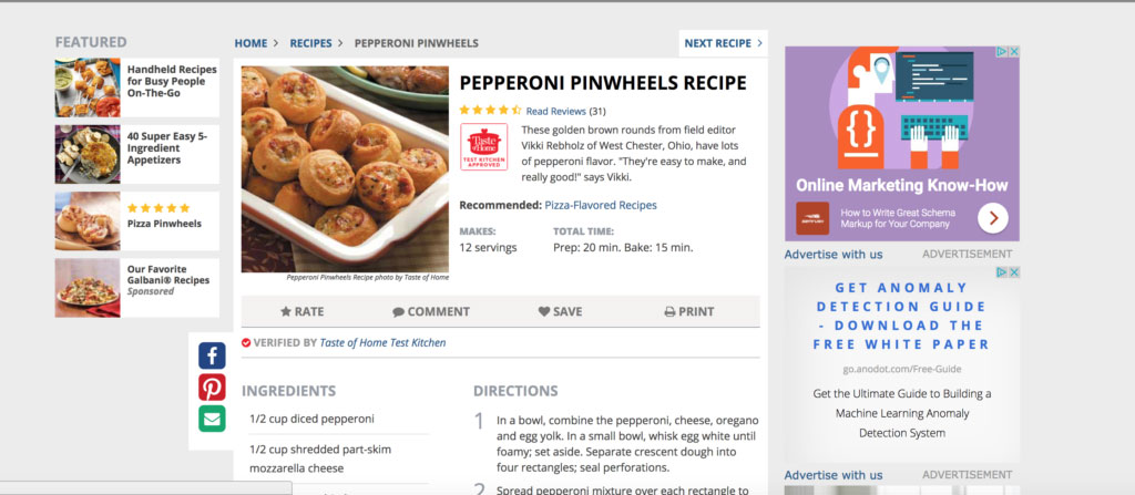 Recipe #2 | Matchbox Design Group | Saint Louis, MO Looking for the best pizza pinwheel recipe