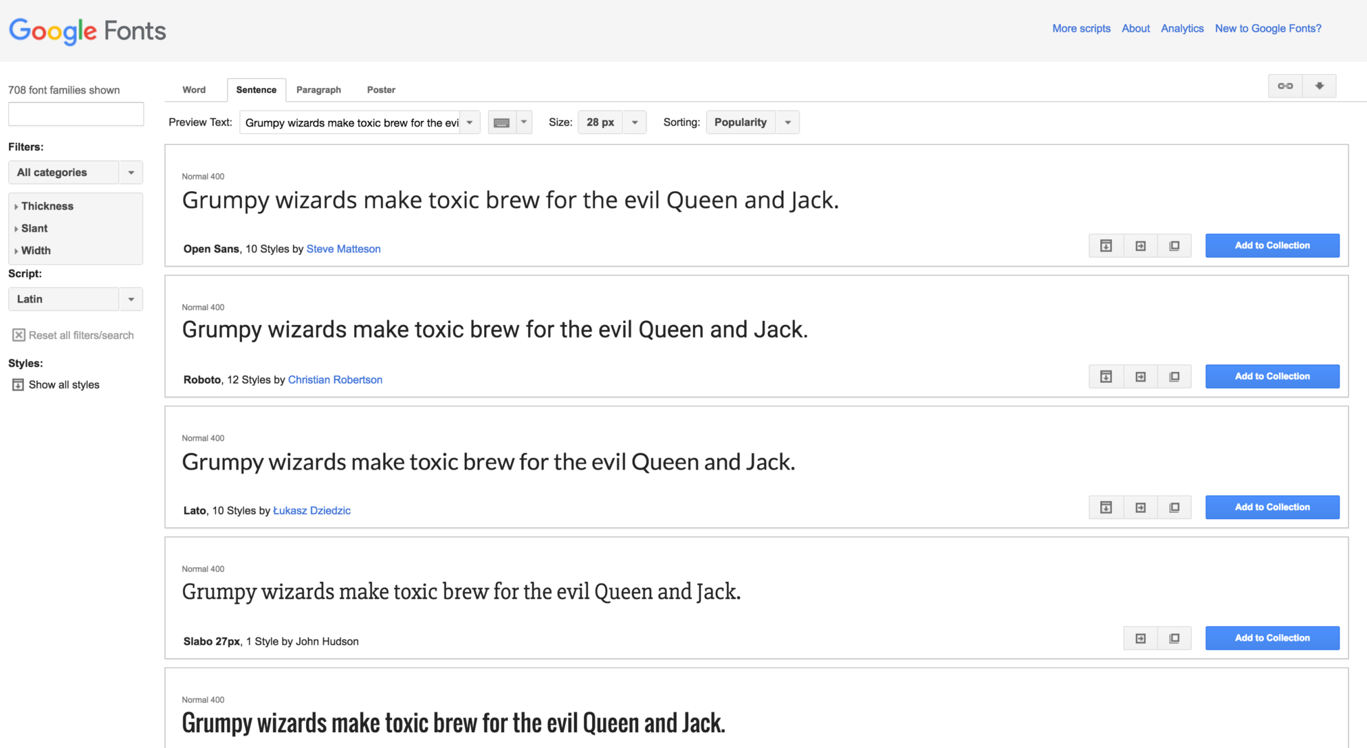 Google Fonts for Design Matchbox Design Google Fonts