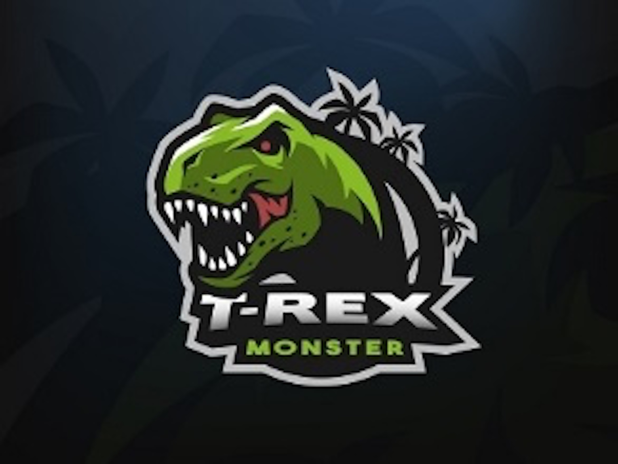 T-Rex Monster Illustration