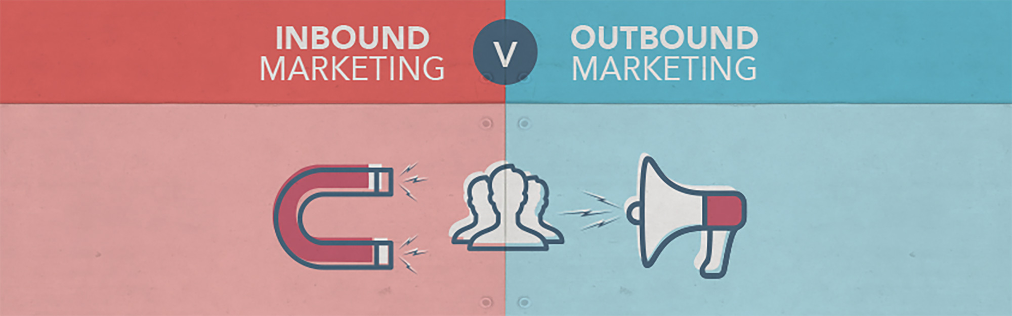 Traditional Outbound Marketing Vs. Inbound Marketing | Digital Marketing Agency | Matchbox Design Group | St. Louis, MO 63103 Traditional outbound marketing vs. inbound marketing