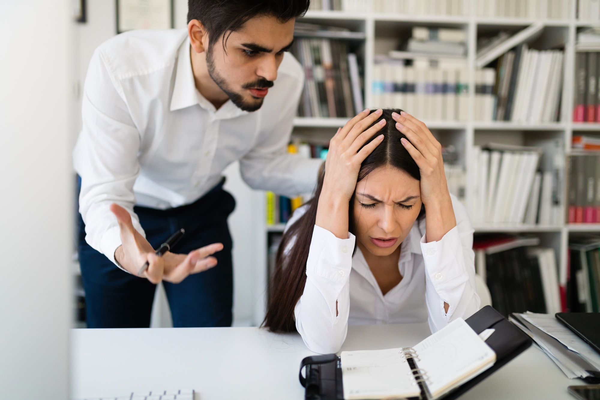 Marketing Mistakes To Avoid | Omnichannel Marketing Company | Matchbox Design Group | St. Louis, MO Woman upset after making marketing mistakes.
