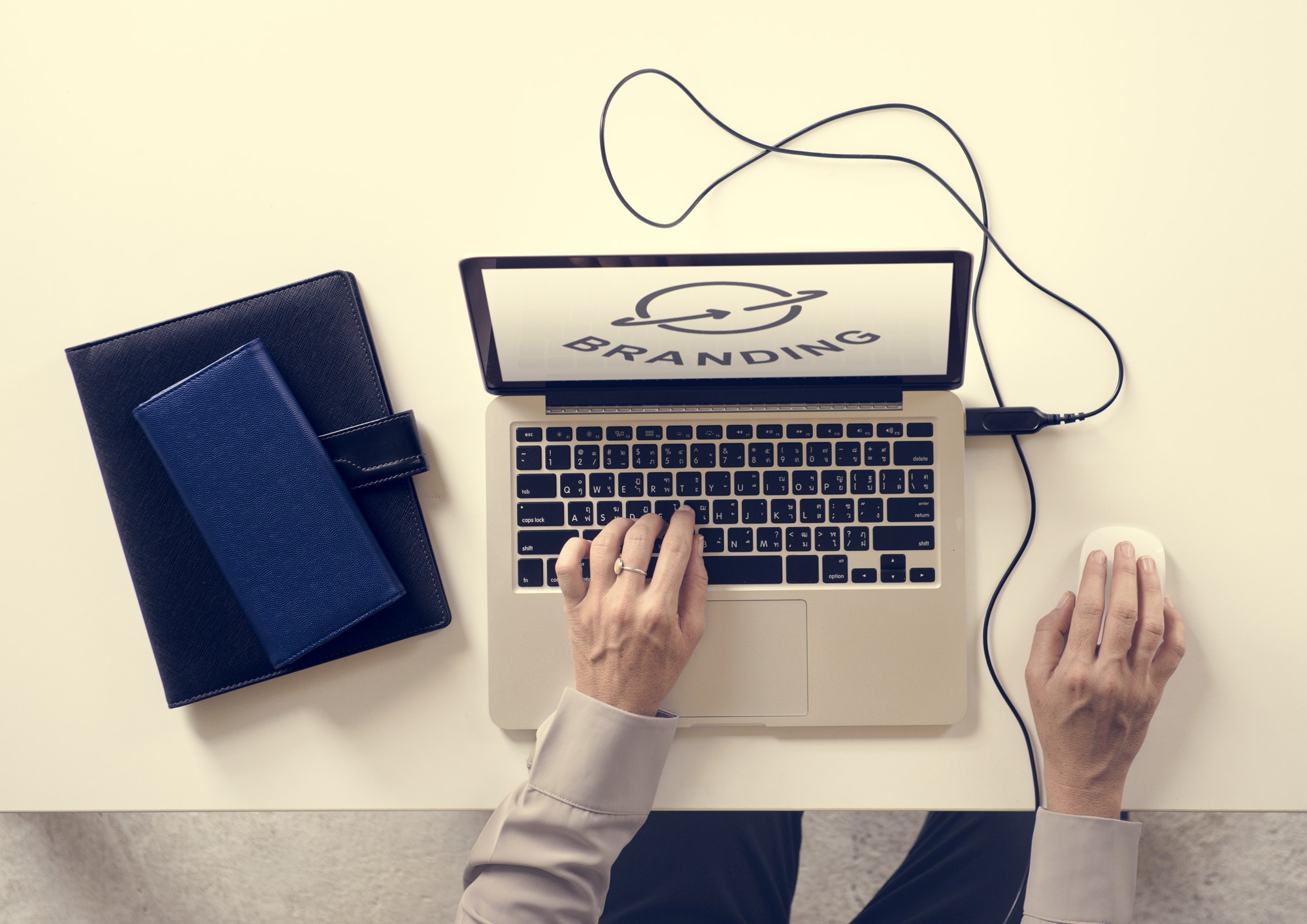 Establish A Solid Brand That Stands Out | eCommerce Branding | Matchbox Design Group | St. Louis, MO Branding concept on a laptop screen
