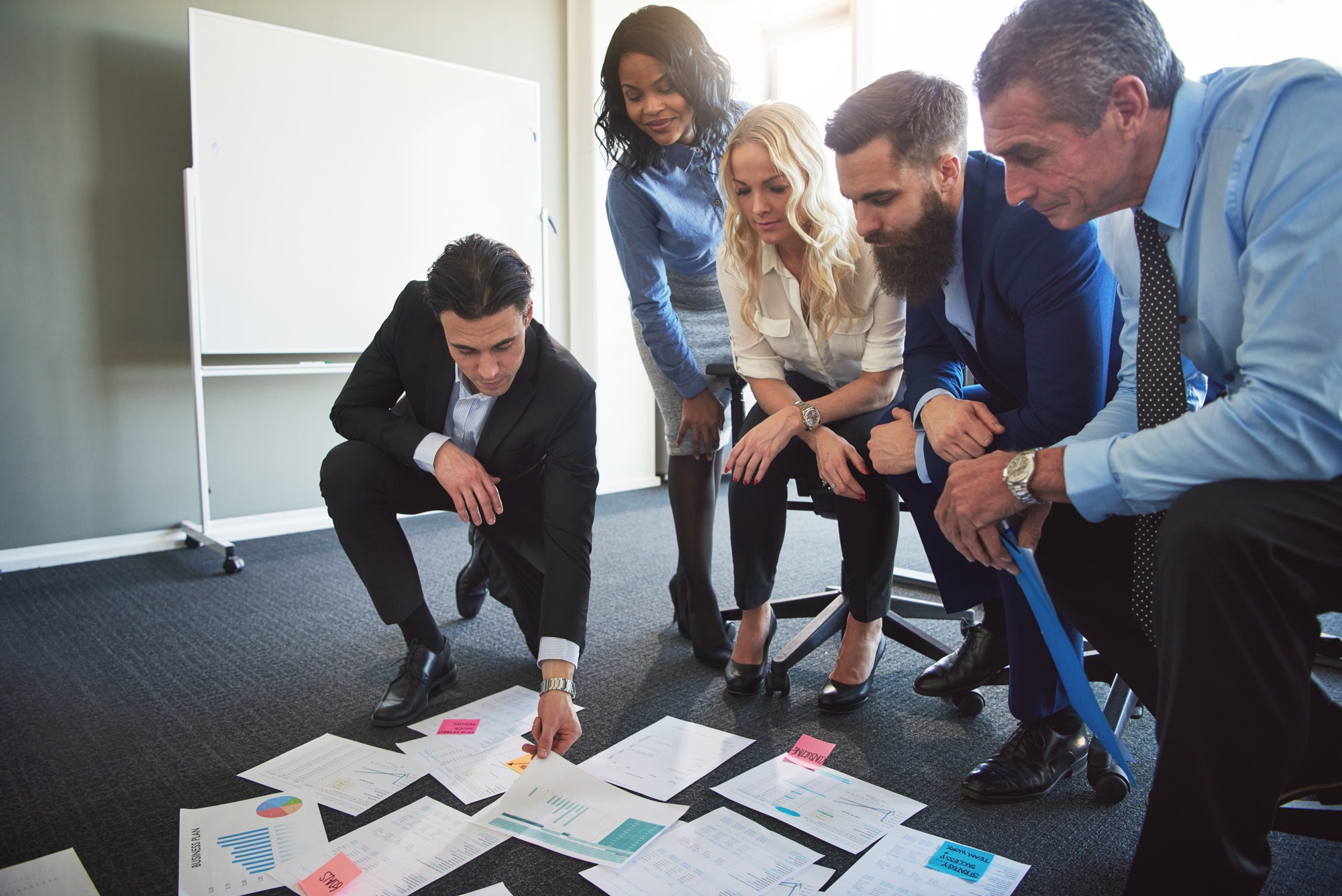 Execute Strategic Plans | Nonprofit Websites | Matchbox Design Group | St. Louis, MO Businesspeople about to execute strategic plans.
