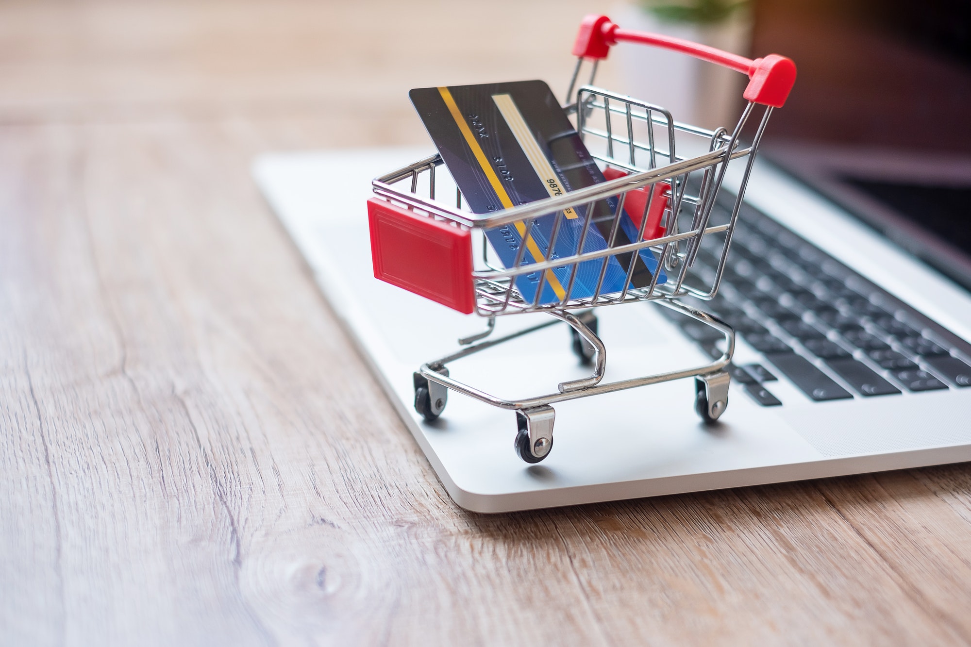 Online shopping made convenient with a website.