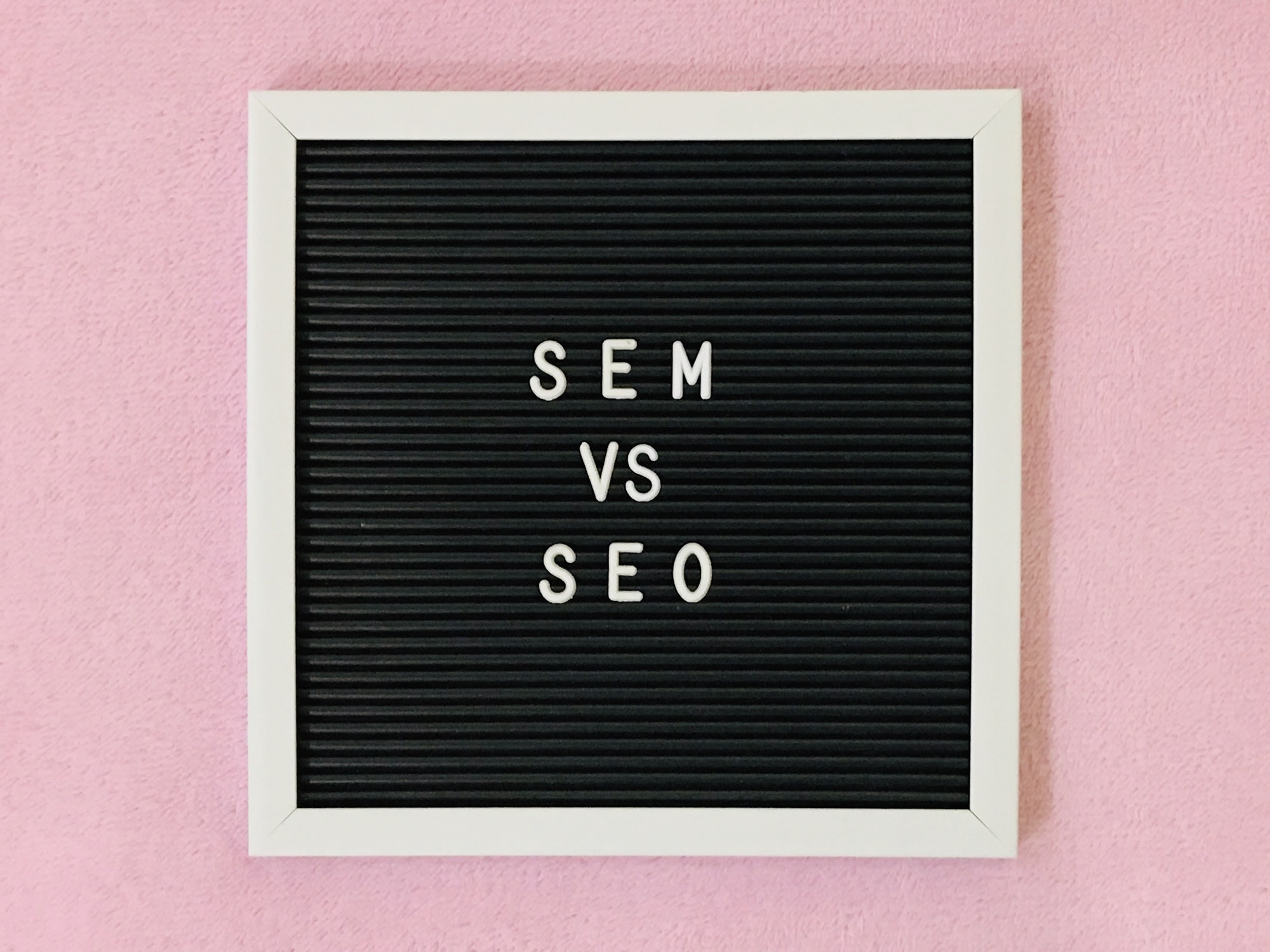SEO & SEM.