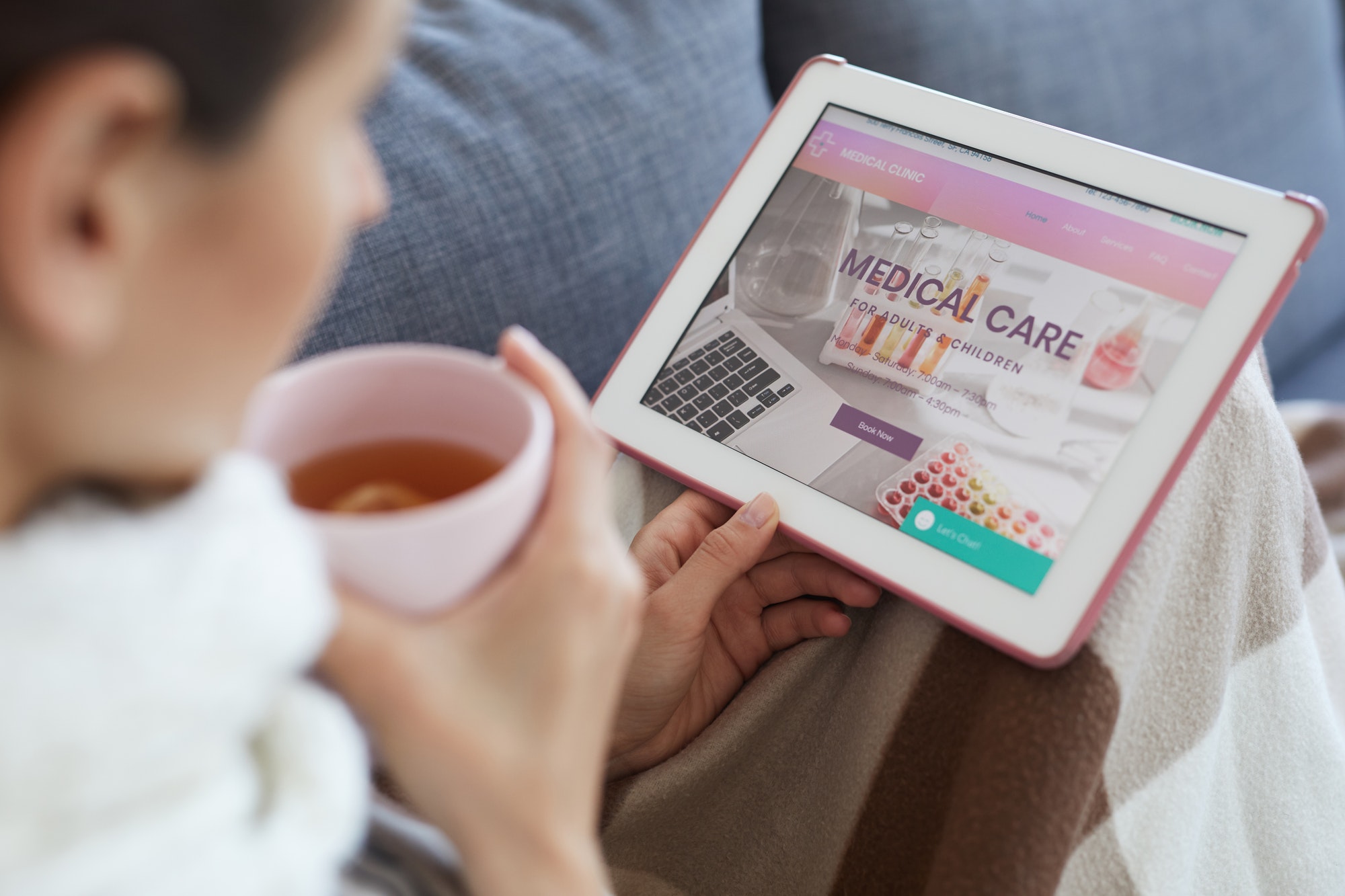 The Importance Of Personalization | Email Marketing Strategy | Matchbox Design Group | St. Louis, MO Woman looking at a website after receiving a personalized email