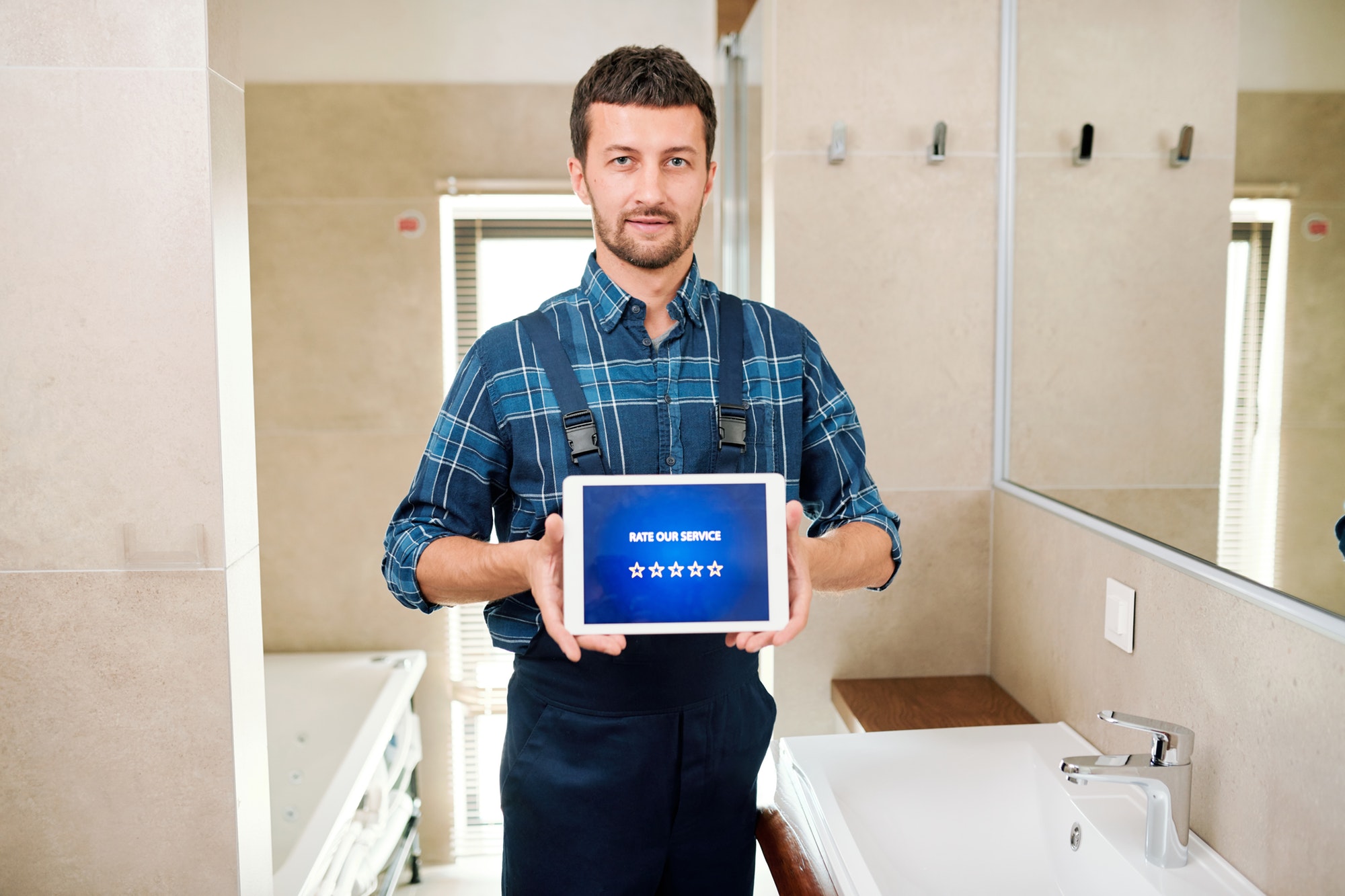 Allow for Providing Better Feedback | Matchbox Design Group | St. Louis, MO Man offering you to rate his work and it's impact of blockchain