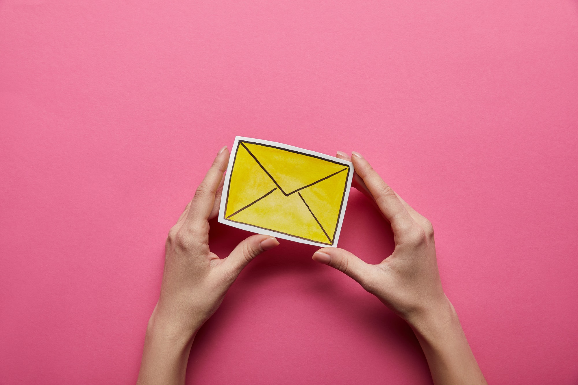 Open rate of email.