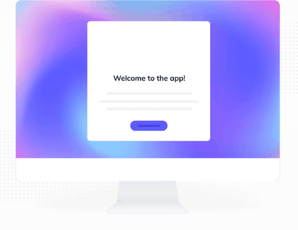 Appcues Is An In-App User Engagement Platform Meant To Empower Your Non-Technical Teams Appcues app welcome screen.