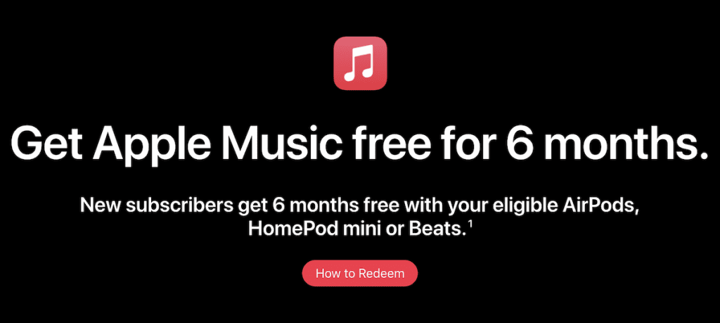 Get Apple Music Free For 6 Months Website Screen Get Apple Music for free screen. 6 Proven Ways To Create A Free Trial.