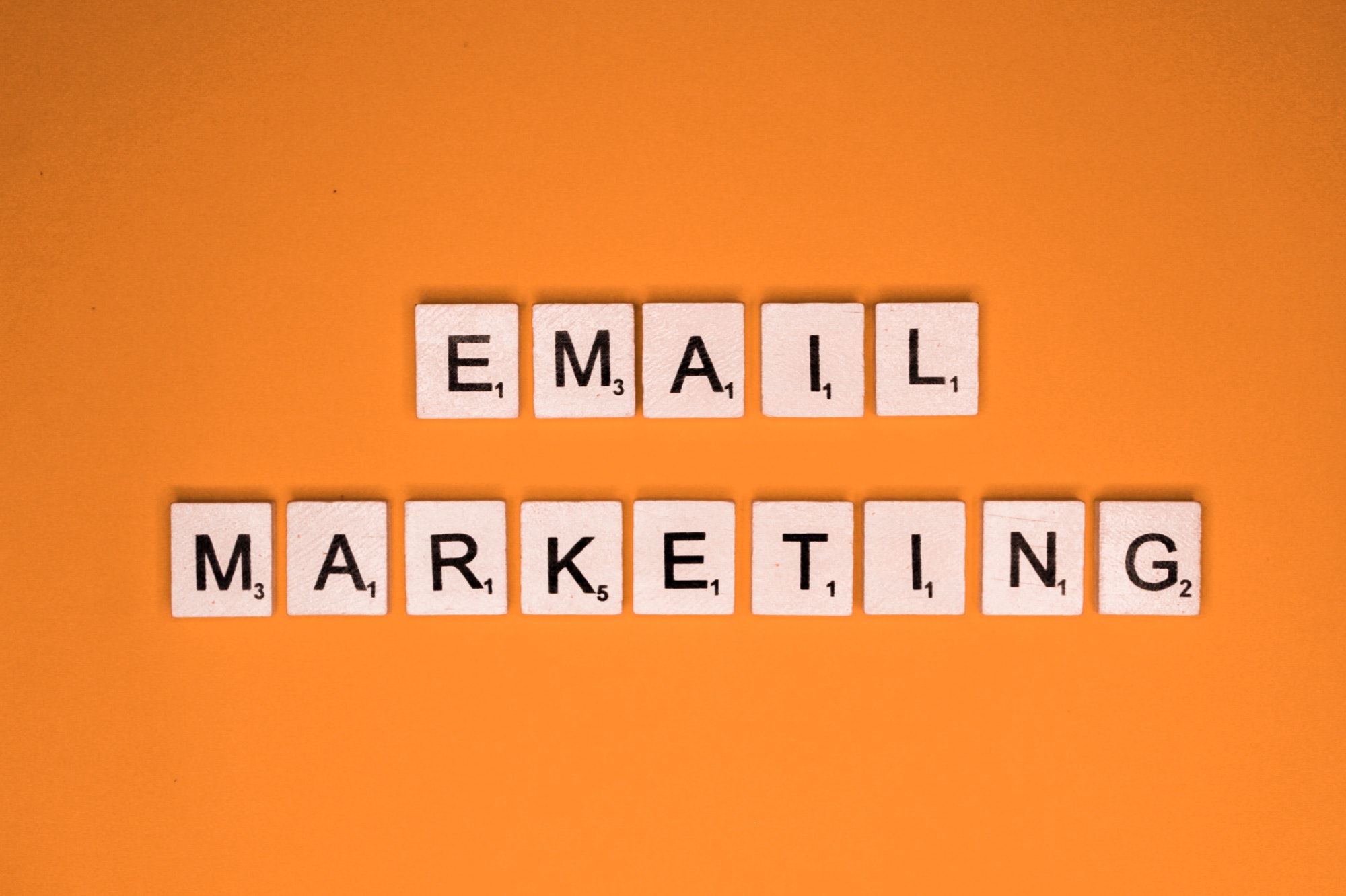 Email marketing scrabble letters. Improve Customer Experience With Email Marketing.