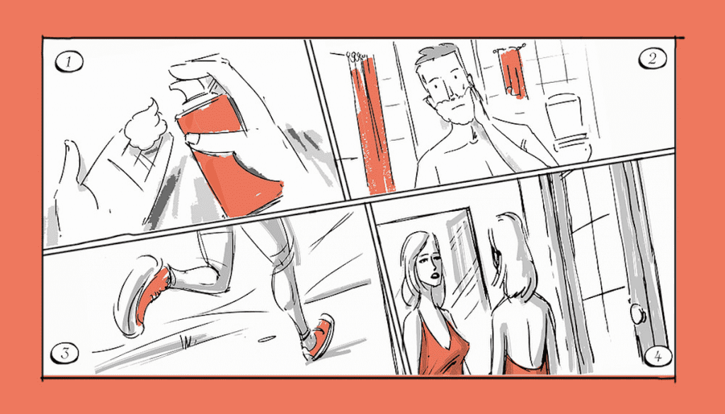 Create A Storyboard | Matchbox Design Group | St. Louis, MO An example of a storyboard.