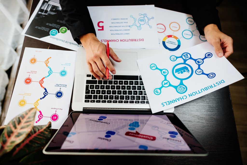 Educational And Background Requirements | Matchbox Design Group Marketing manager making marketing distribution channels plan.