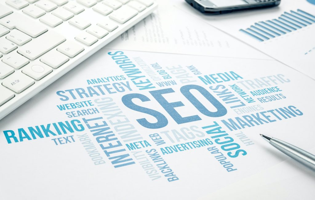 SEO Friendly Website: How To Design It? | Matchbox Design Group SEO Friendly Website: How To Design It? SEO words on paper.