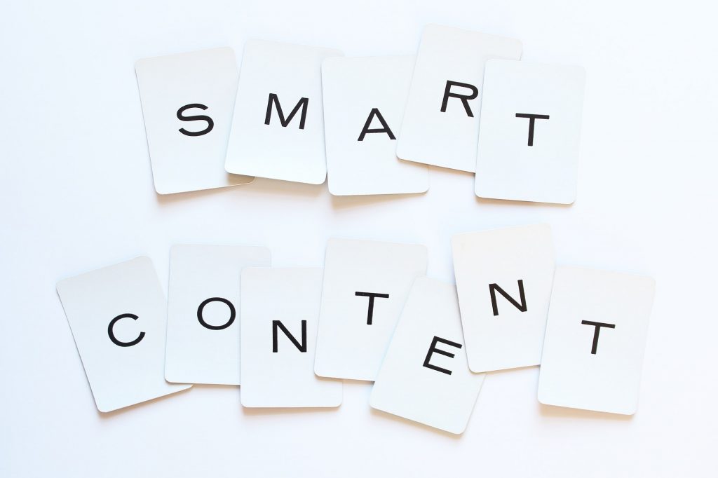 Create SEO Optimized Content | Matchbox Design Group In St. Louis, MO Smart content written on cards. Create SEO Optimized Content.
