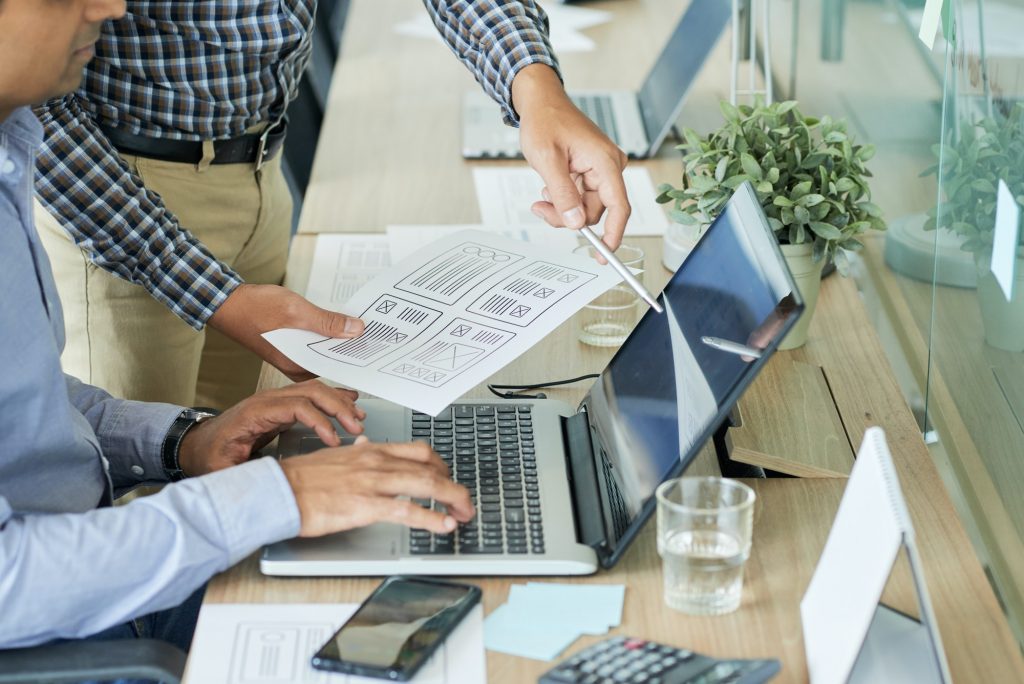 How Much Does A Responsive Website Cost | St. Louis Website Design Agency | Matchbox Design Group | St. Louis, MO Working on a responsive website design.