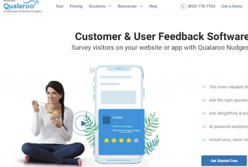 Customer & User Feedback Software | Qualaroo | Matchbox Design Group Qualaroo - Customer and user feedback software.