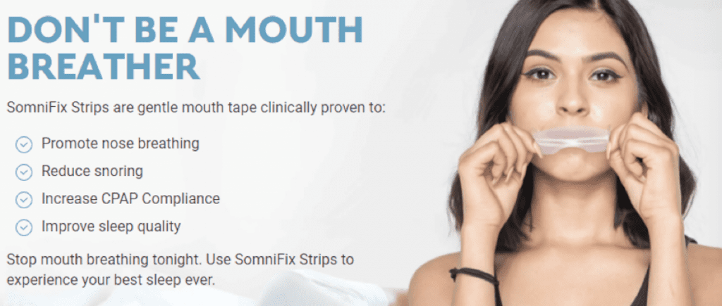 Don't Be A Mouth Breather Page Shot From Somnifix | St. Louis Digital Marketing | Matchbox Design Group From Somnifix. Don't Be A Mouth Breather Words.