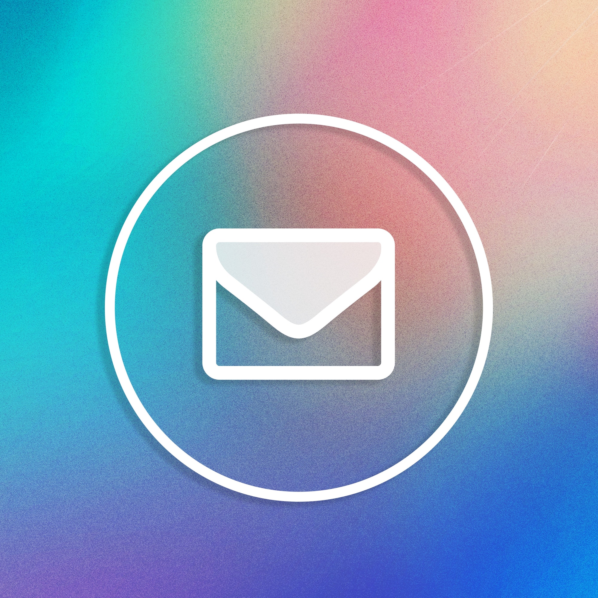 Best Practices For Email Design. Email Icon.