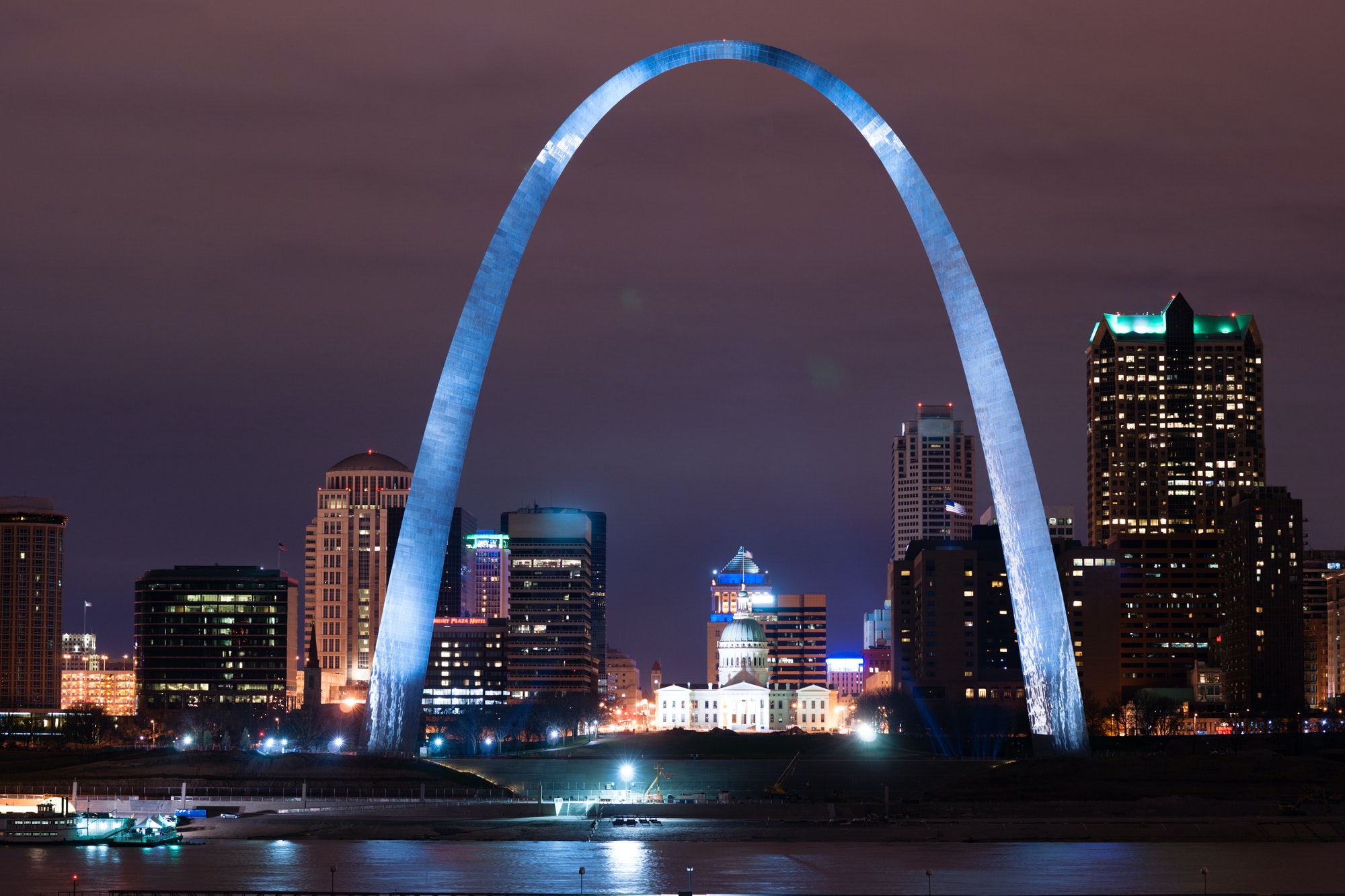 Gateway to the West St. Louis Arch Missouri Monument.