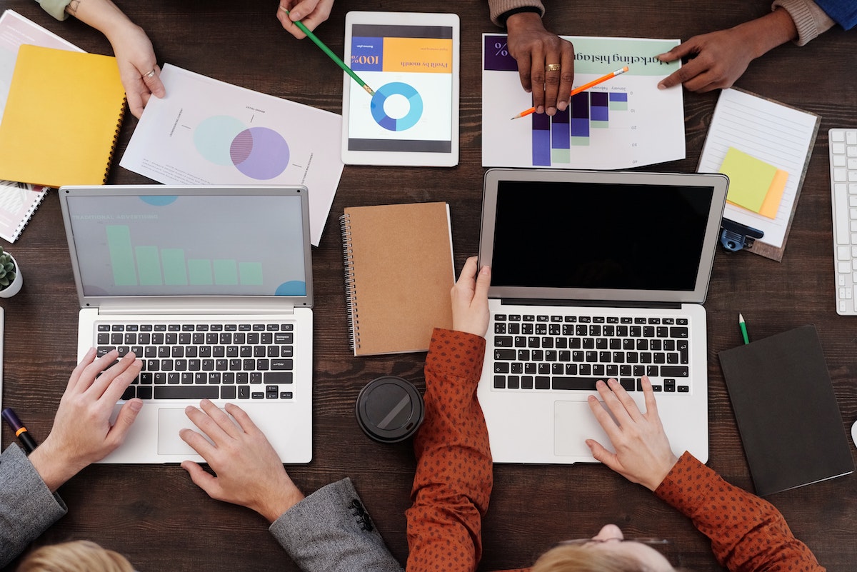 How To Run A Successful Lead Generation Campaign. People Working On Computers.