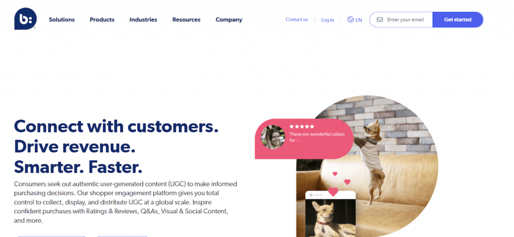 Connect With Customers | Bazaarvoice | Matchbox Design Group Bazaarvoice is one of the best customer review platforms.