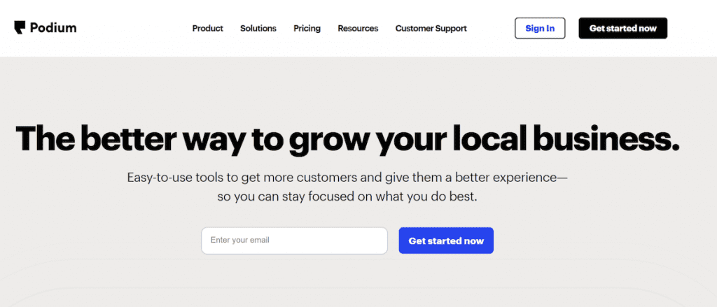 The Better Way To Grow Your Local Business | Podium | Matchbox Design Group The better way to grow your local business is with Podium.