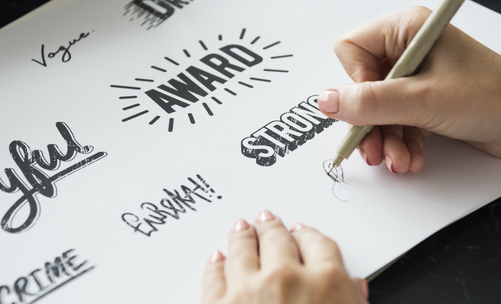 Fonts Being Created. Psychology Of Fonts: Make A Successful Business.