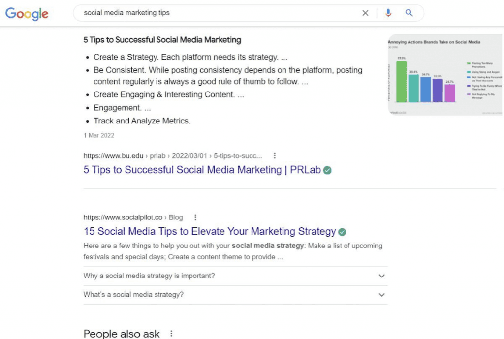 Determine Search Intent | Matchbox Design Group 5 Ways To Rank On Google Featured Snippets.