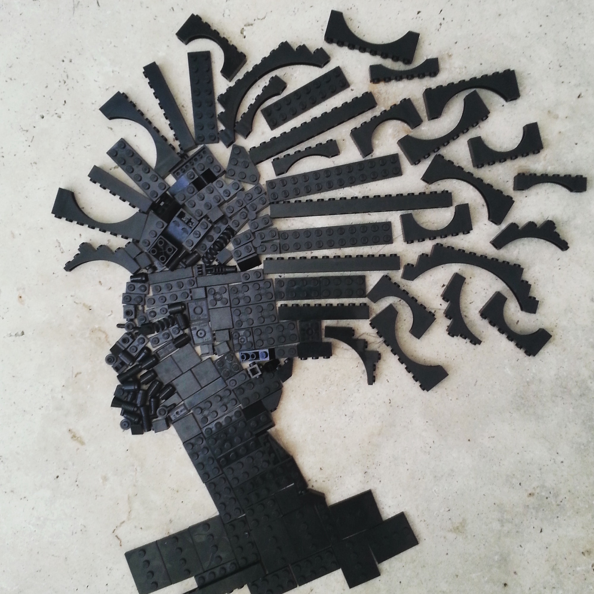Lego representation of frustrated web designer
