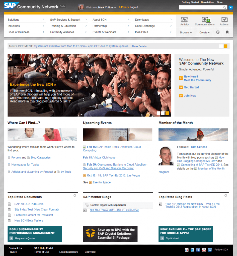 6 Best Web Design Communities to Join | Matchbox Design Group | St. Louis, MO SAP Community Network home page