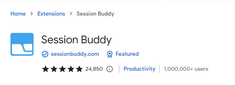 15 Top Chrome Extensions for WordPress Users | Matchbox Design Group | St. Louis, MO Session Buddy extension