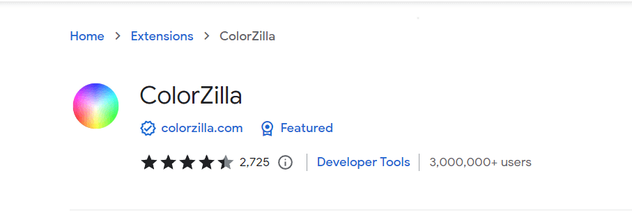 15 Recommended WordPress Extensions for Chrome | Matchbox Design Group | St. Louis, MO ColorZilla Chrome extension