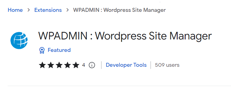 The Best Chrome Extensions for WordPress | Matchbox Design Group | St. Louis, MO WordPress Site Manager extension for Chrome