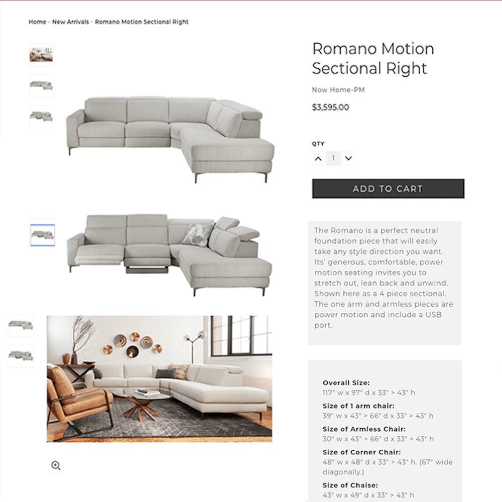 Add Multiple High-Quality Product Pages | Matchbox Design Group | St. Louis, MO Multiple high-quality images on a web page.