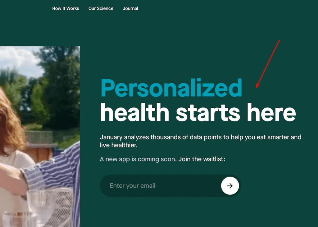 Focus On Them | Personalized Health | Matchbox Design Group Focus On Them With Personalized Health Starts Here Written In Big Letters.