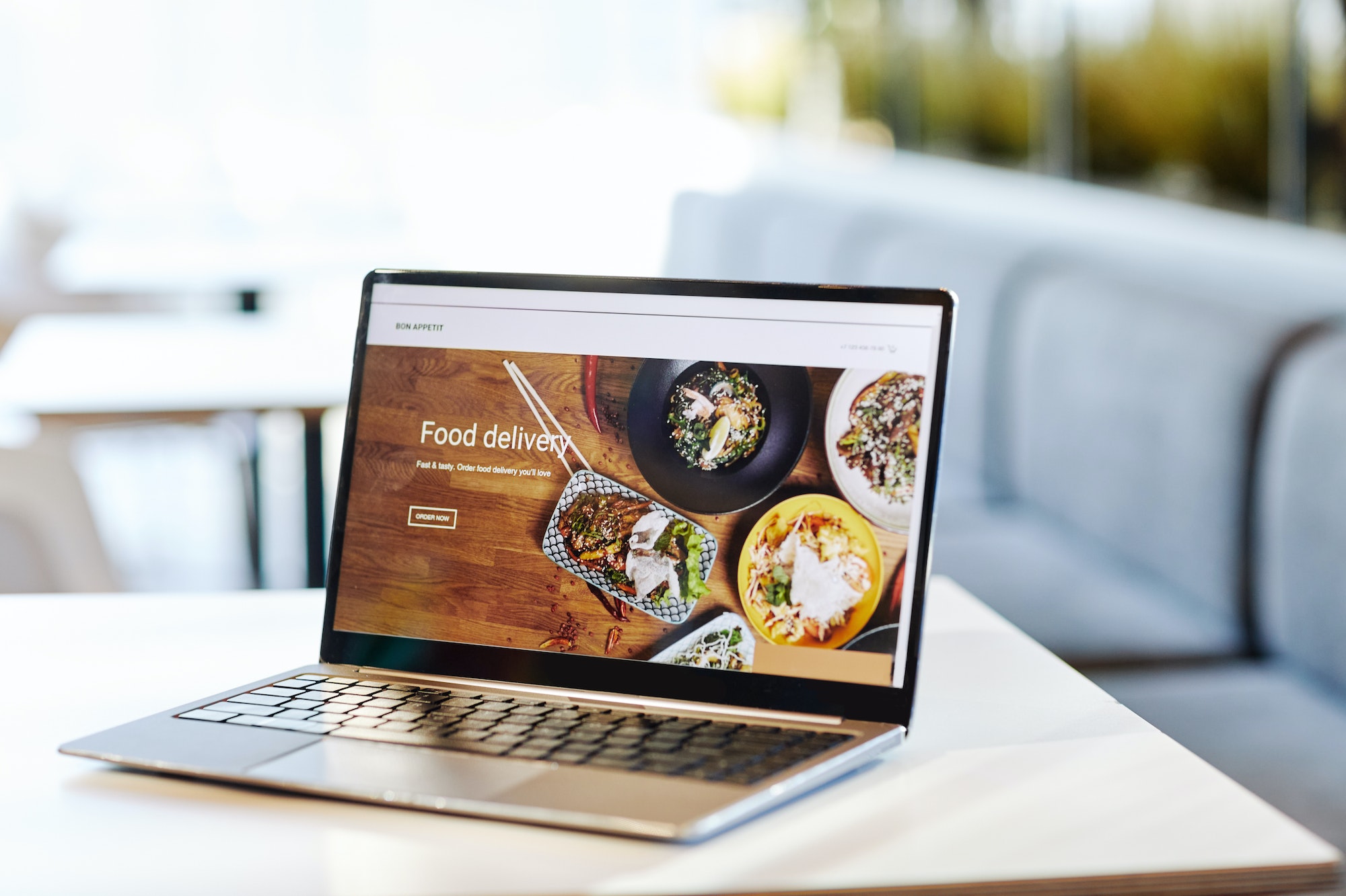 Food Delivery landing page