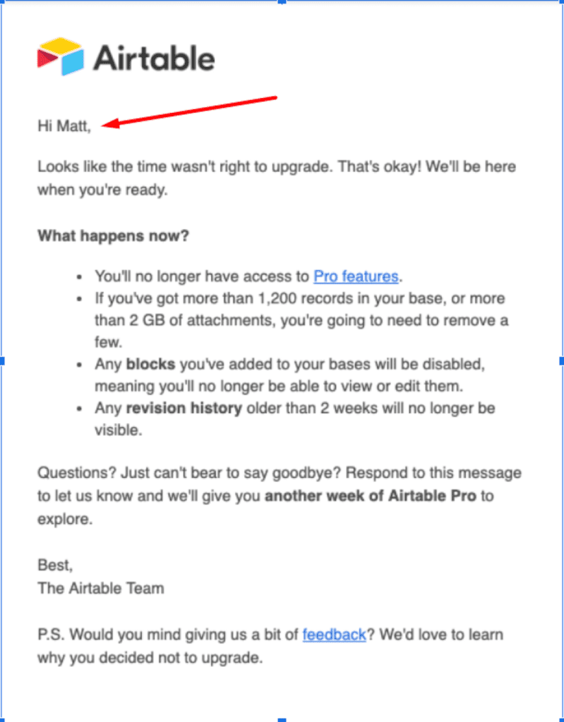 Airtable For Personalization | Matchbox Design Group Customer Experience With Email Marketing. Airtable For Personalization.
