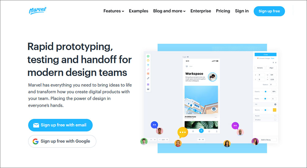 Marvel | Best Free Web Design Software | Matchbox Design Group Marvel web design software.