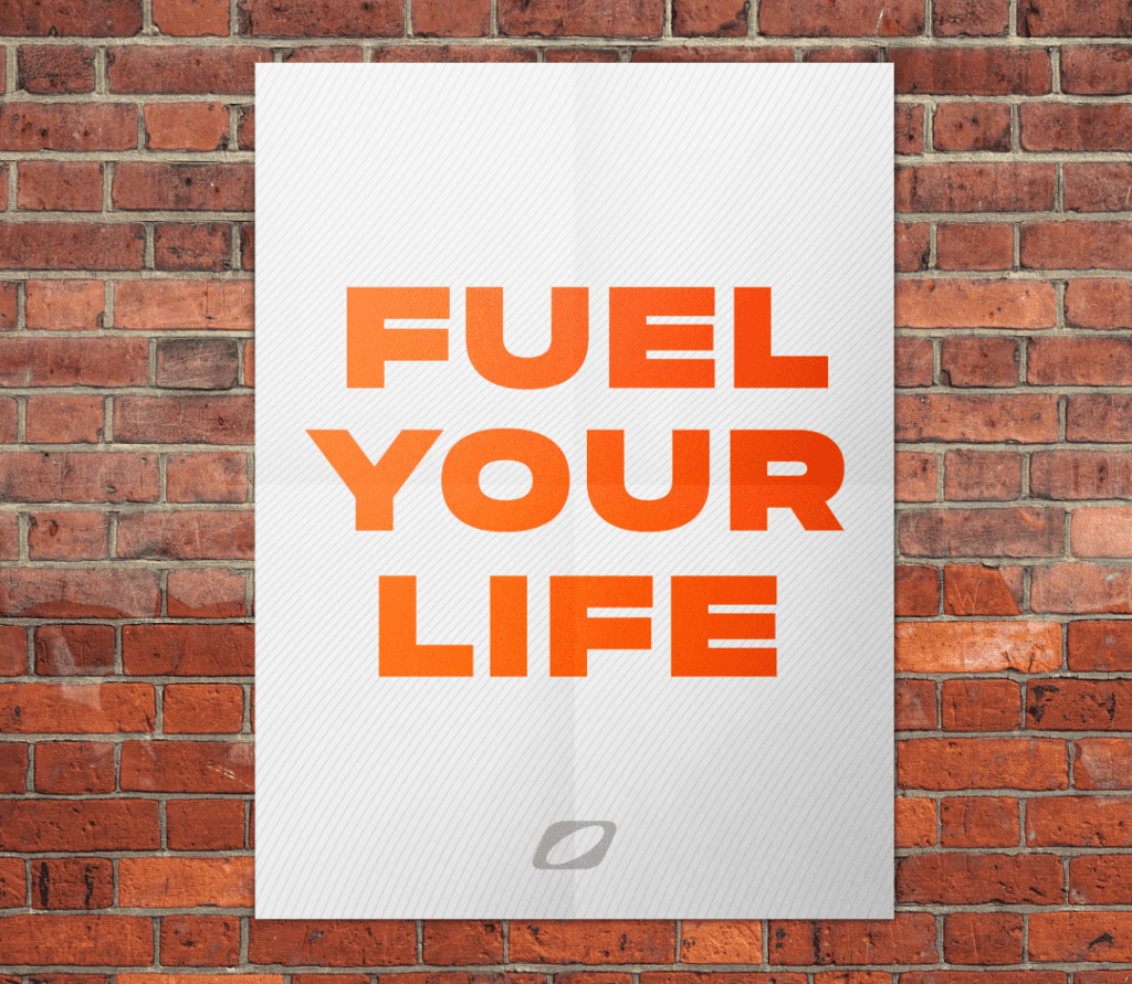 Fuel Your Life | Octane Fitness Branding | Matchbox Design Group Fuel Your Life - Octane Fitness Branding phrase.