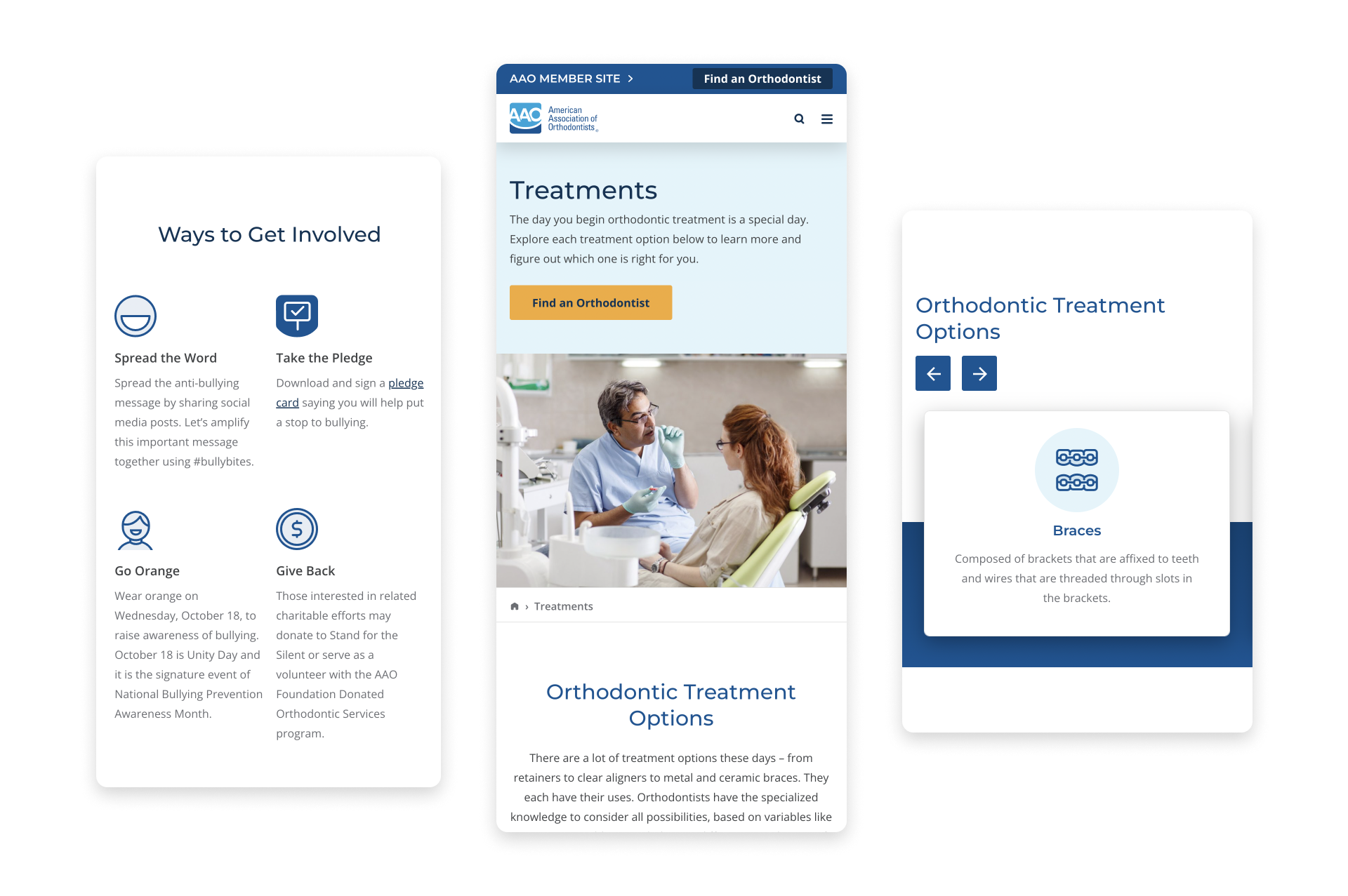 American Association Of Orthodontists Website Rebuild
