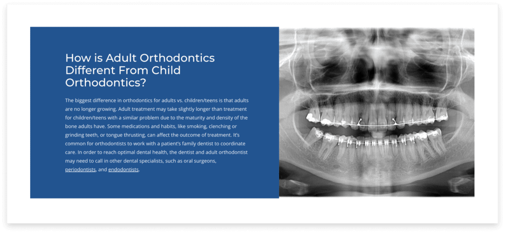 American Association Of Orthodontists Website Rebuild
