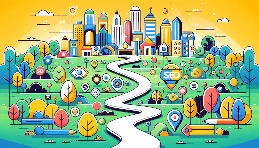 Elevating Your Clayton, MO Business With Strategic SEO | Matchbox Design Group | St. Louis, MO Elevating Your Clayton, MO Business With Strategic SEO. Cartoon of Clayton, MO