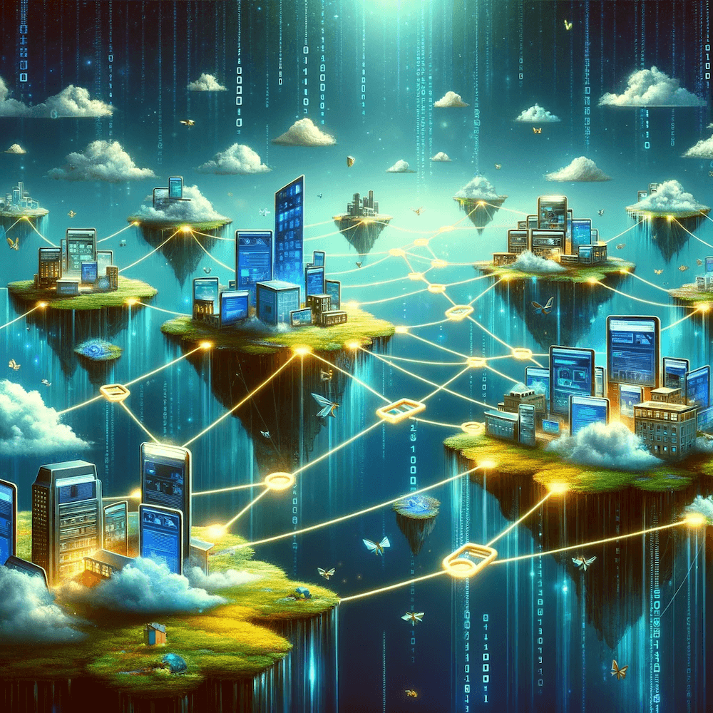 The Interplay Between Internal Linking And Backlinks | Matchbox Design Group | St. Louis, MO The linking of towns and islands represents the interplay between internal linking and backlinks.