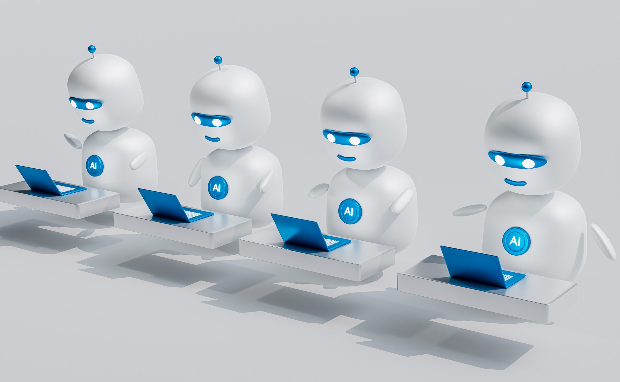 Robots on computers