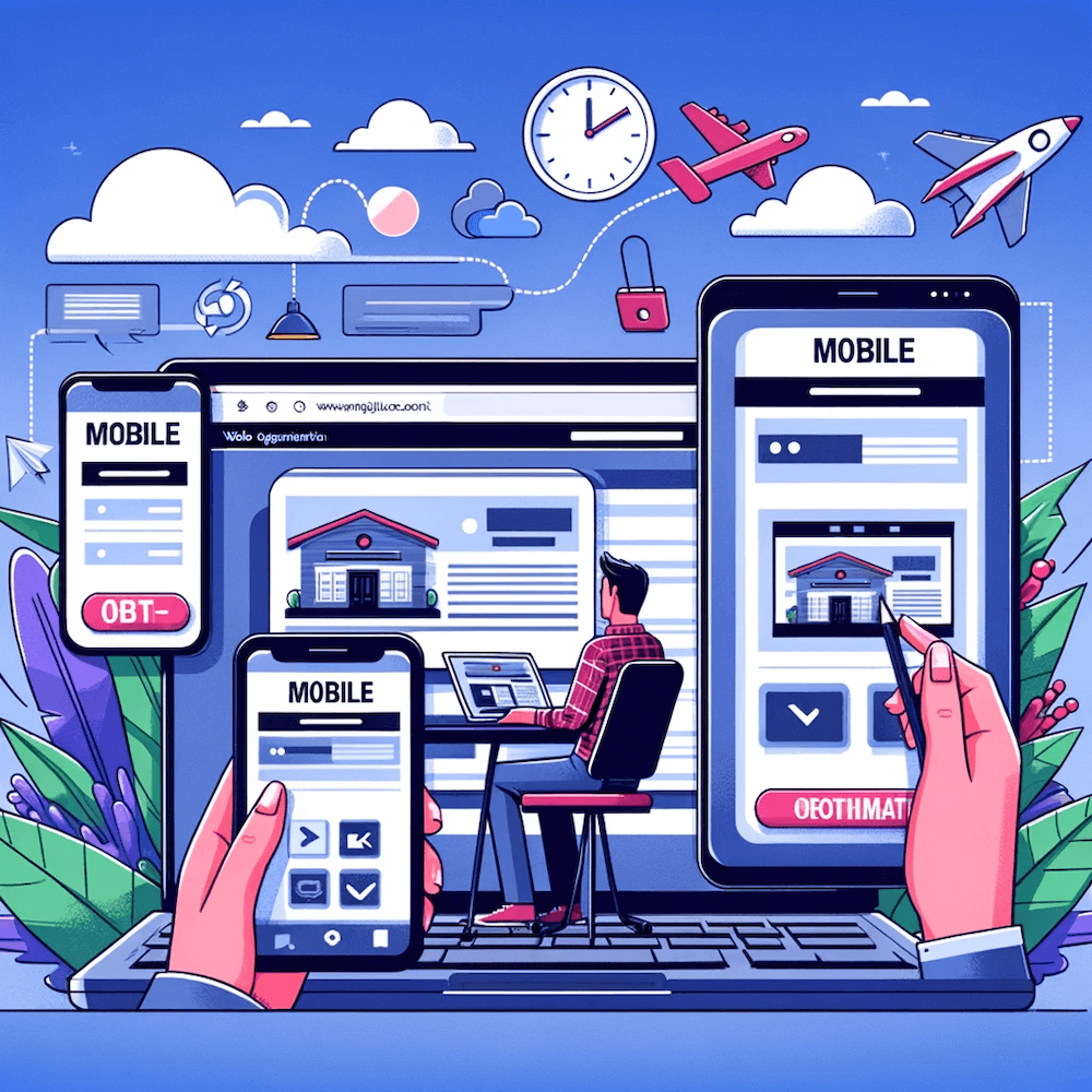 Mobile Optimizations Illustration | Matchbox Design Group An illustration of mobile optimizations and how they help on-page SEO.